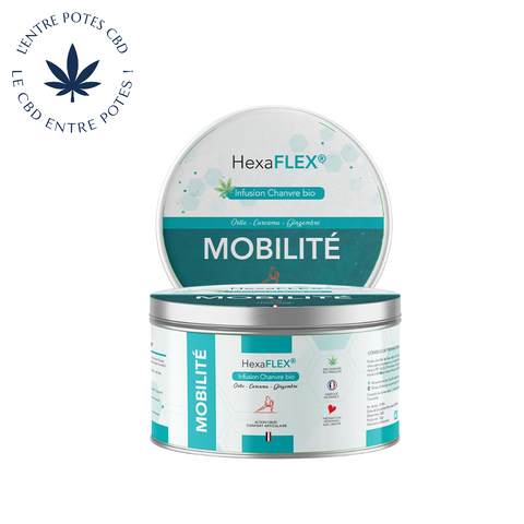 INFUSION CBD MOBILITÉ 20% CHANVRE BIO FRANÇAIS 30G HEXAFLEX® HEXA3